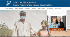 Desktop Screenshot of cartercenter.org